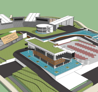 现代多层办公楼